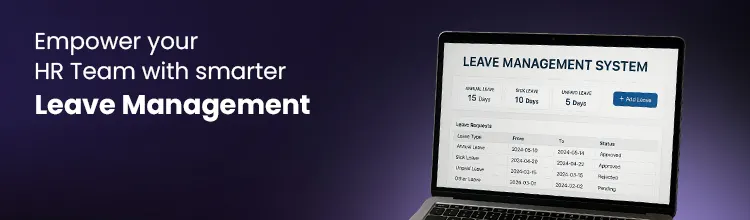 LMS leave management system for easy HR processes.