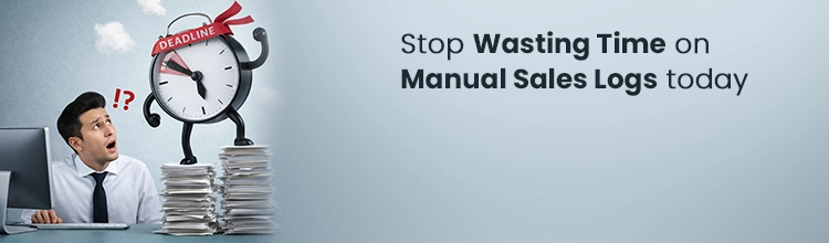 CTA banner highlighting digital sales logging with field sales tracking app