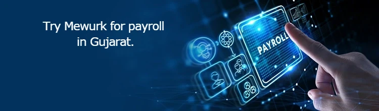 Simple CTA banner with prompt to try Mewurk for the payroll system Gujarat