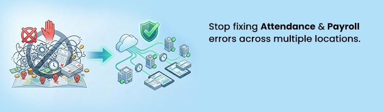 CTA banner to try the integrated HR software to deal with attendance and payroll errors
