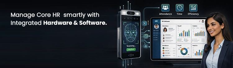 Manage Core HR smartly with Integrated hardware and software.