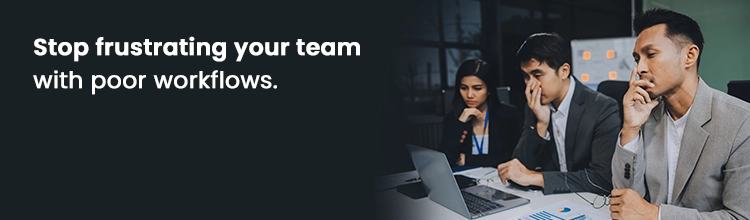 Stop frustrating your team with poor workflows. Get Mewurk now
