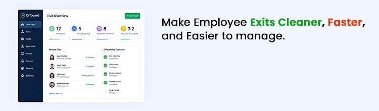 Make employee exits cleaner, faster, and easier to manage. Try Mewurk for HR & Payroll