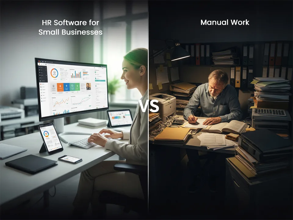 HR software for small businesses vs manual work