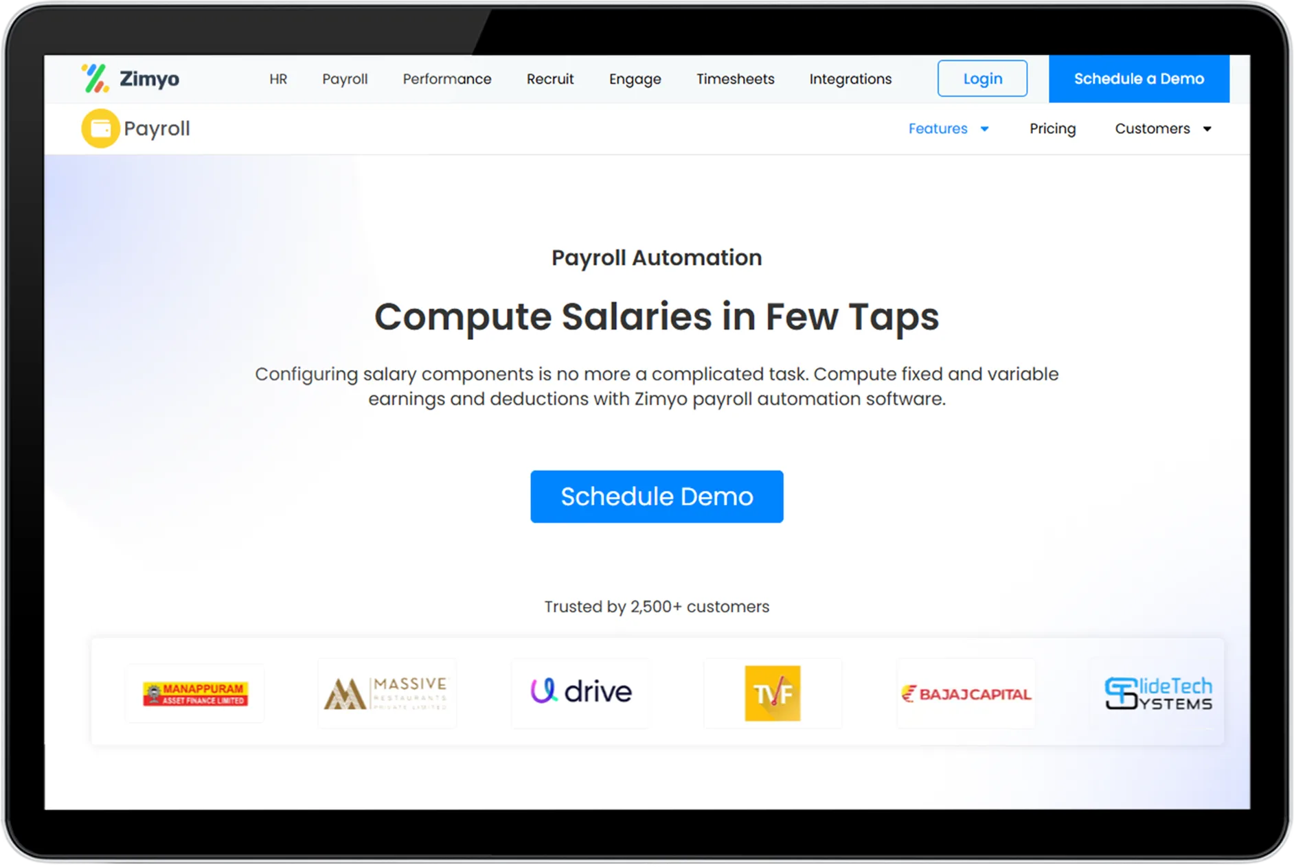 Zimyo - best payroll software for small business india​