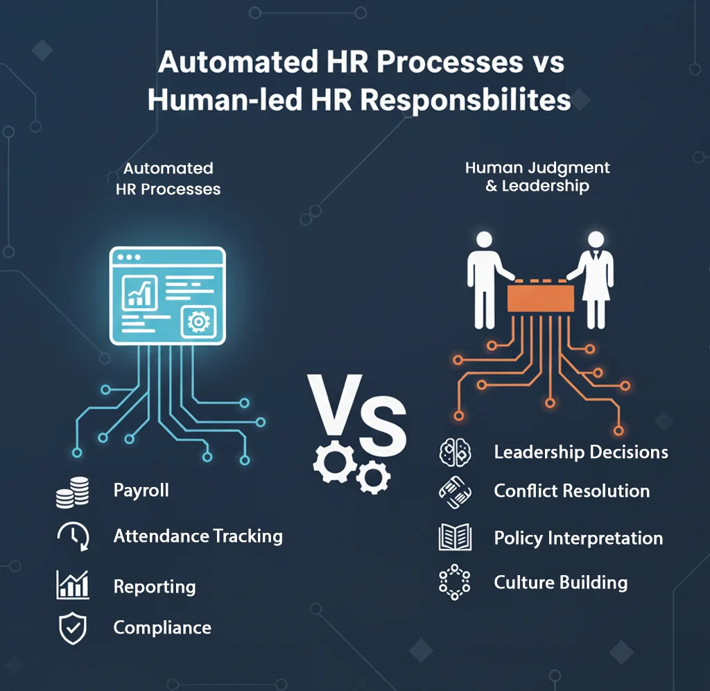 Functions of HR manager between automation and human judgment