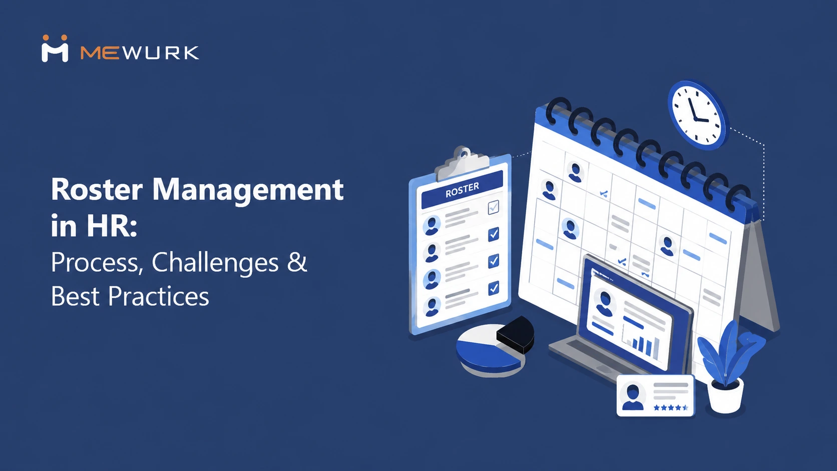 Hero image showing roster management in HR with the help of HRMS tools