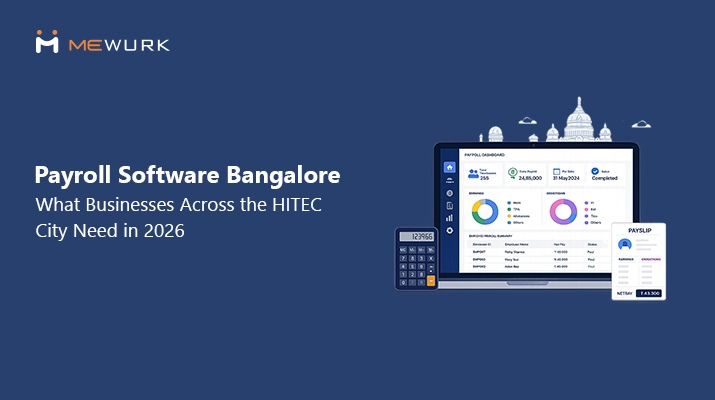 HR professional using payroll software Hyderabad to manage employee salaries and compliance
