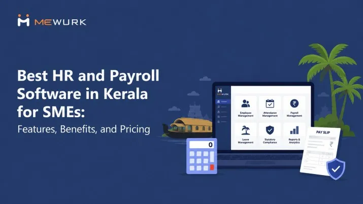 Kerala-themed hero image for blog on best hr and payroll software in Kerala