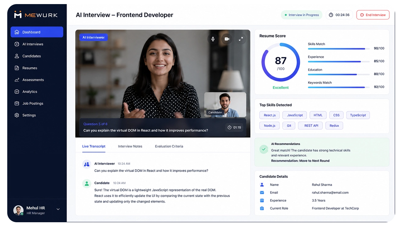 AI resume screening and interview software comparison