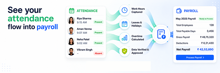 Stop re-entering attendance into payroll - see your attendance flow into payroll