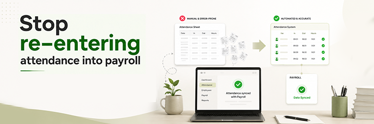 Stop re-entering attendance into payroll - see your attendance flow into payroll