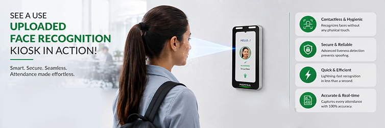 See a face recognition kiosk in action