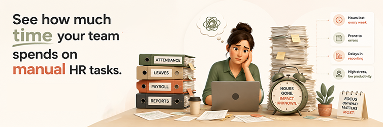 See how much time your team spends on manual HR tasks