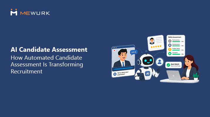 AI candidate assessment dashboard showing automated recruitment scoring
