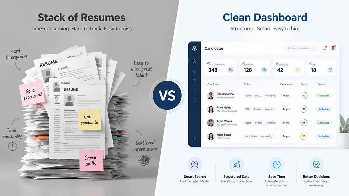 AI candidate assessment compared to traditional manual screening