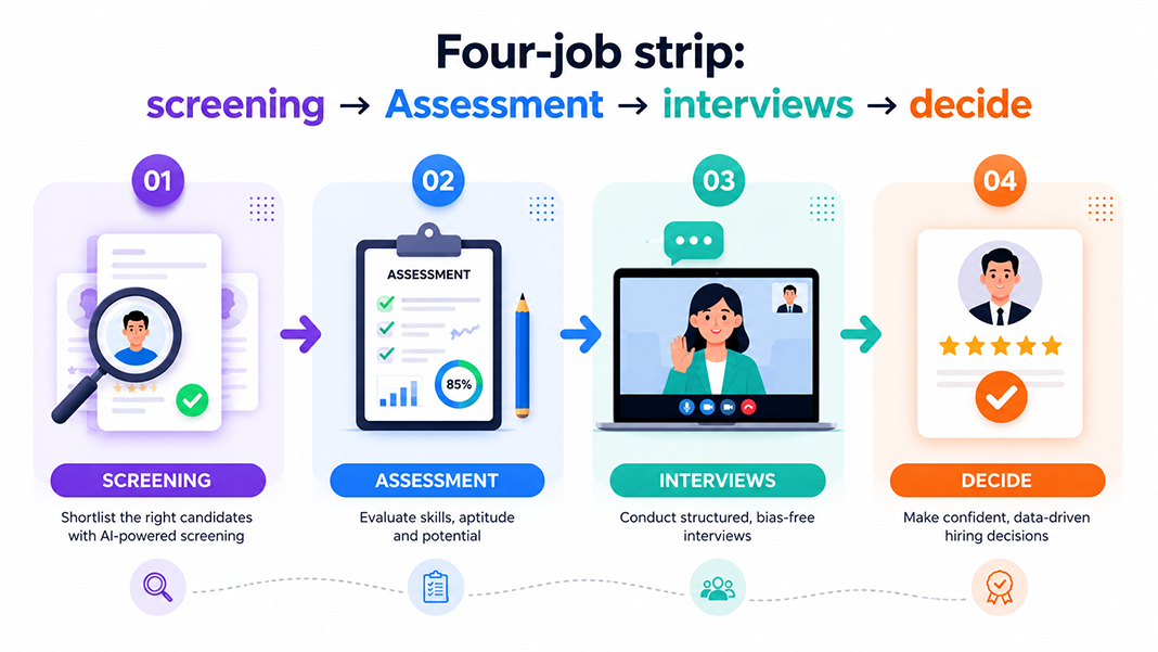 four stages of screening assessment interviews and decision support