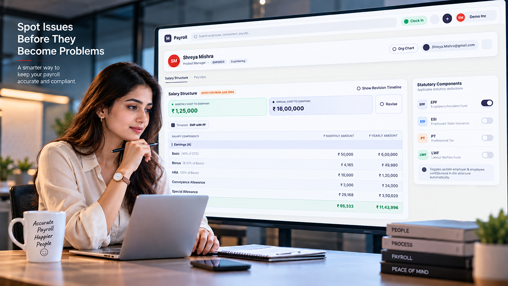 Payroll error detection and validation dashboard for HR teams