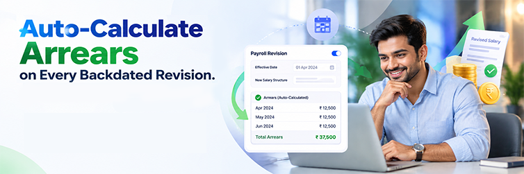 Auto-calculate arrears on every backdated revision