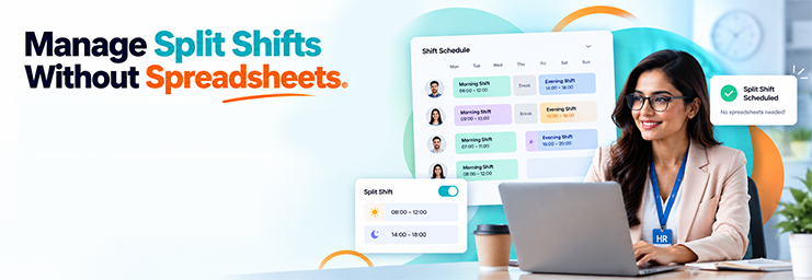 Manage split shifts without spreadsheets