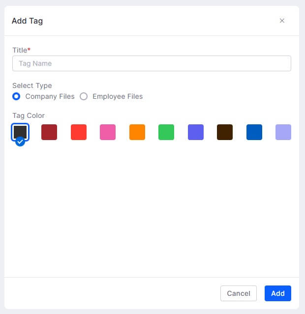 file tagging in Mewurk document management system