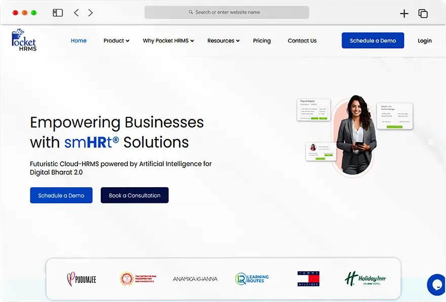 Pocket HRMS software