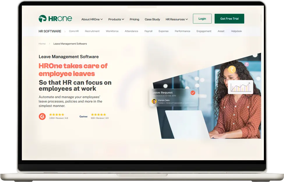 HROne leave management system