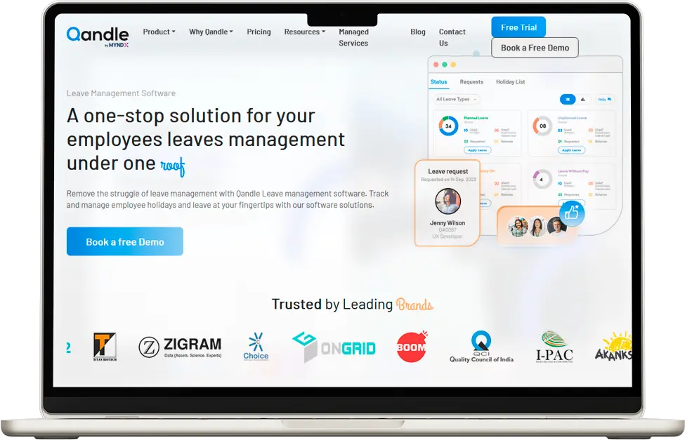 Qandle leave management system