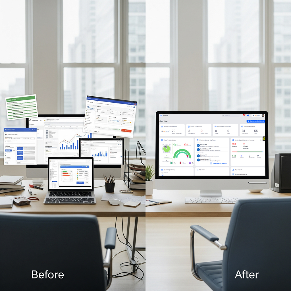 Comparison showing why the best HR management software is all-in-one