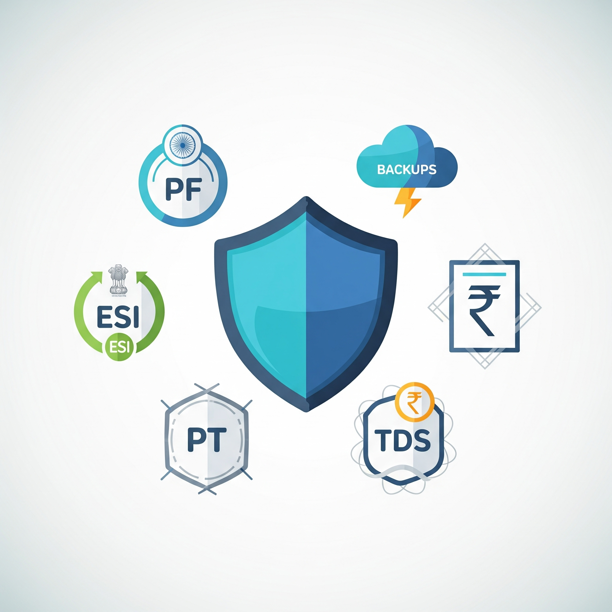 Compliance and data security in free payroll software India