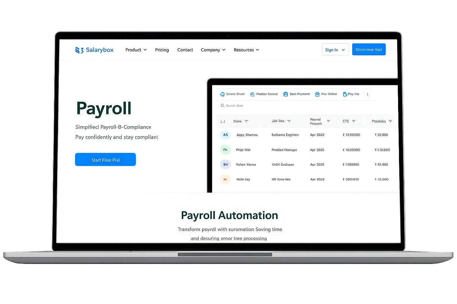 salary box free payroll software in India